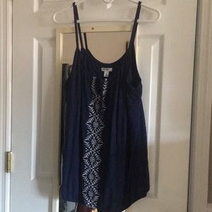 Blue old navy tank top